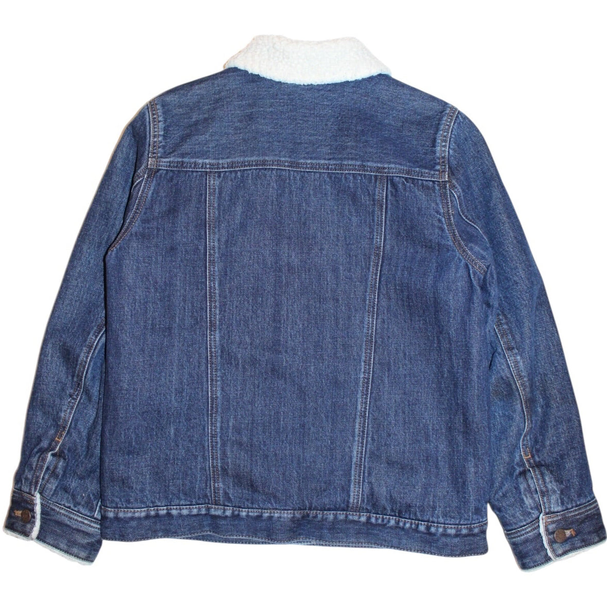 J.Crew Sherpa Denim Jacket (Size XS)