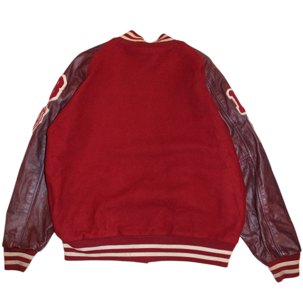 USA Leather Varsity Jacket (Size XL)