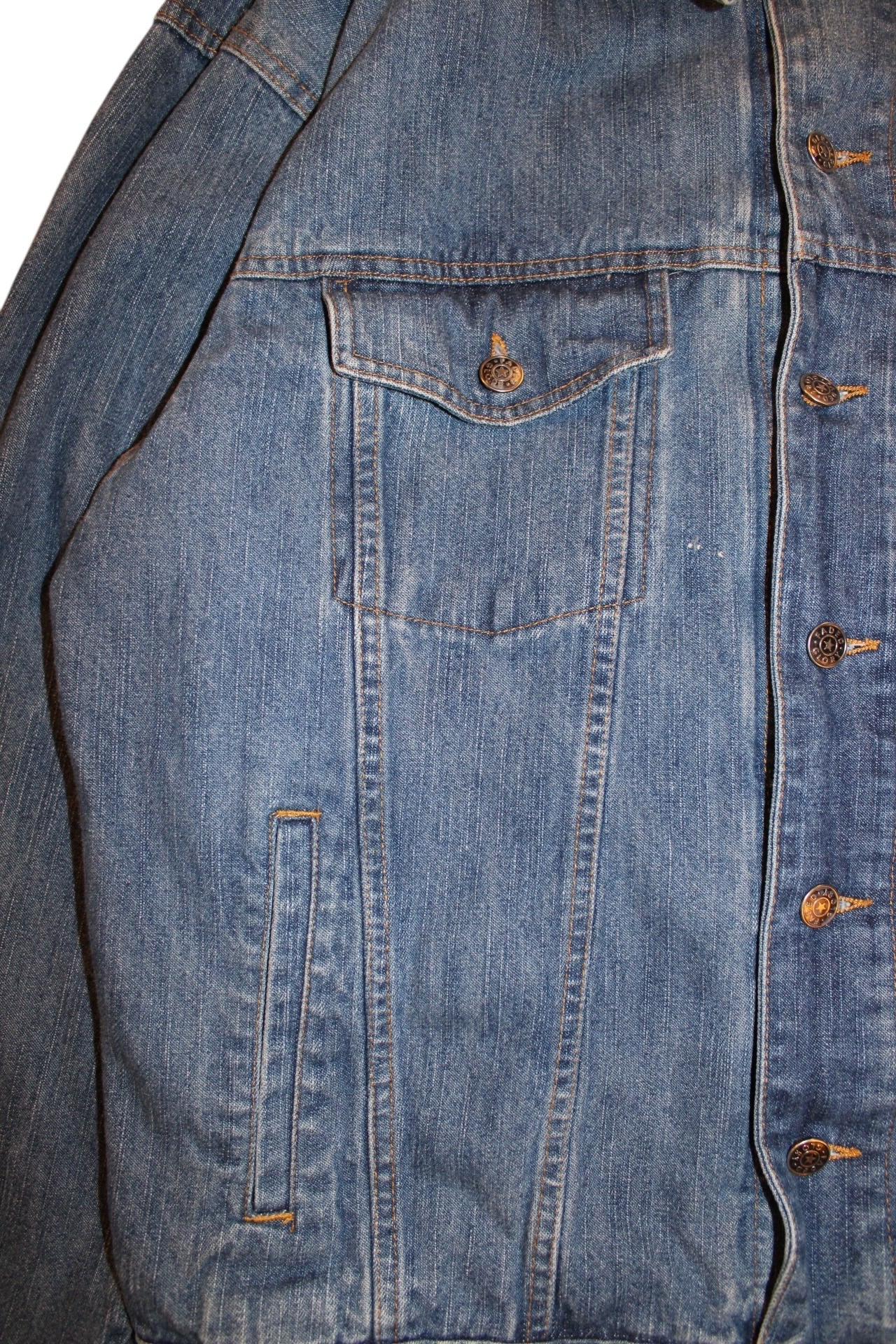 Faded Glory Denim Jacket (Size L)