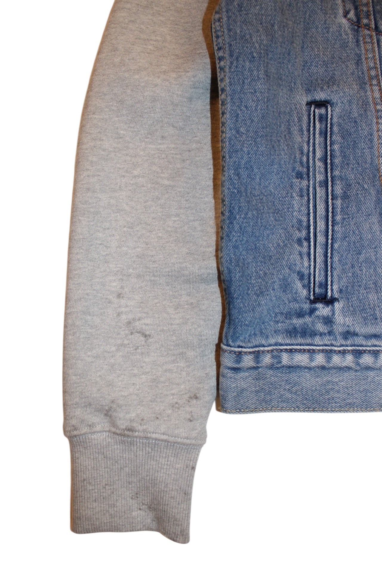 Levi Hooded Denim Jacket (Size S)