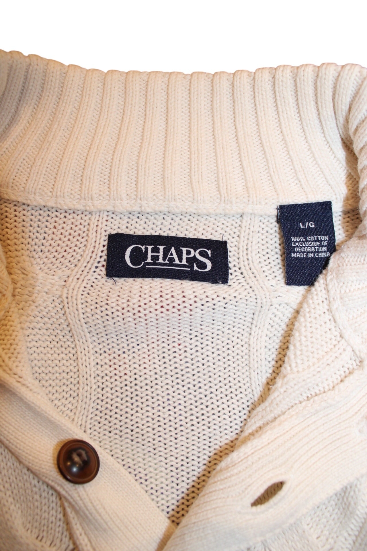 Chaps Sweater ( Size L )