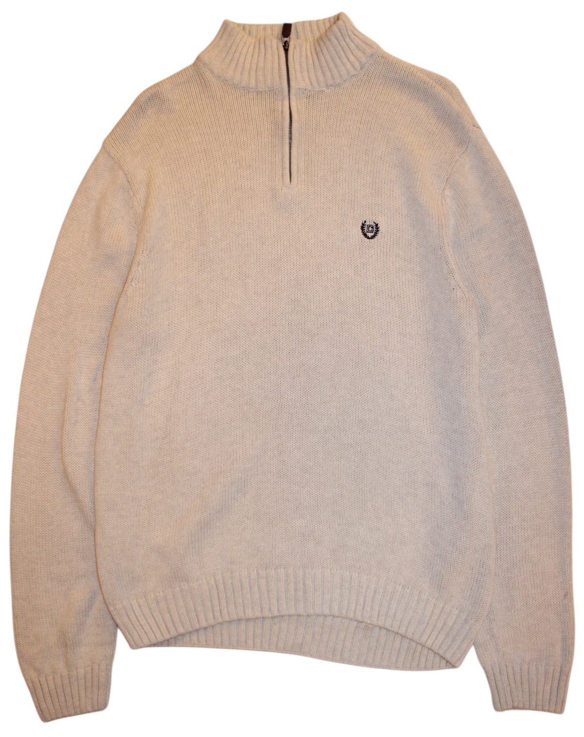 Chaps Knitted Quarter Zip (Size L)
