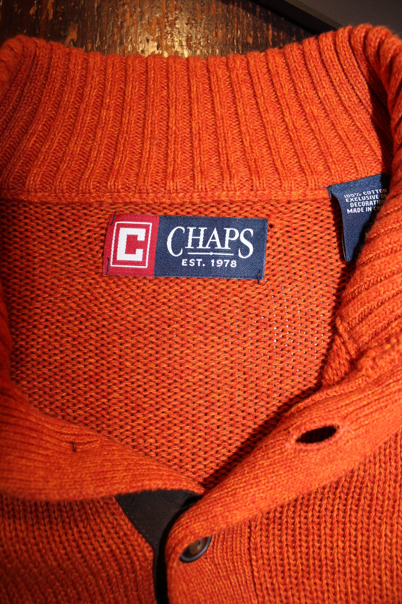 Chaps Knitted Sweater (Size M)