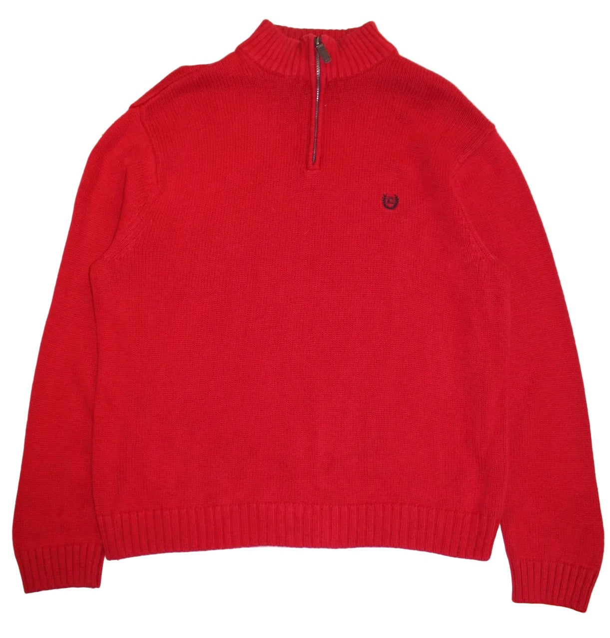 Chaps Knitted Quarter Zip (Size XL)