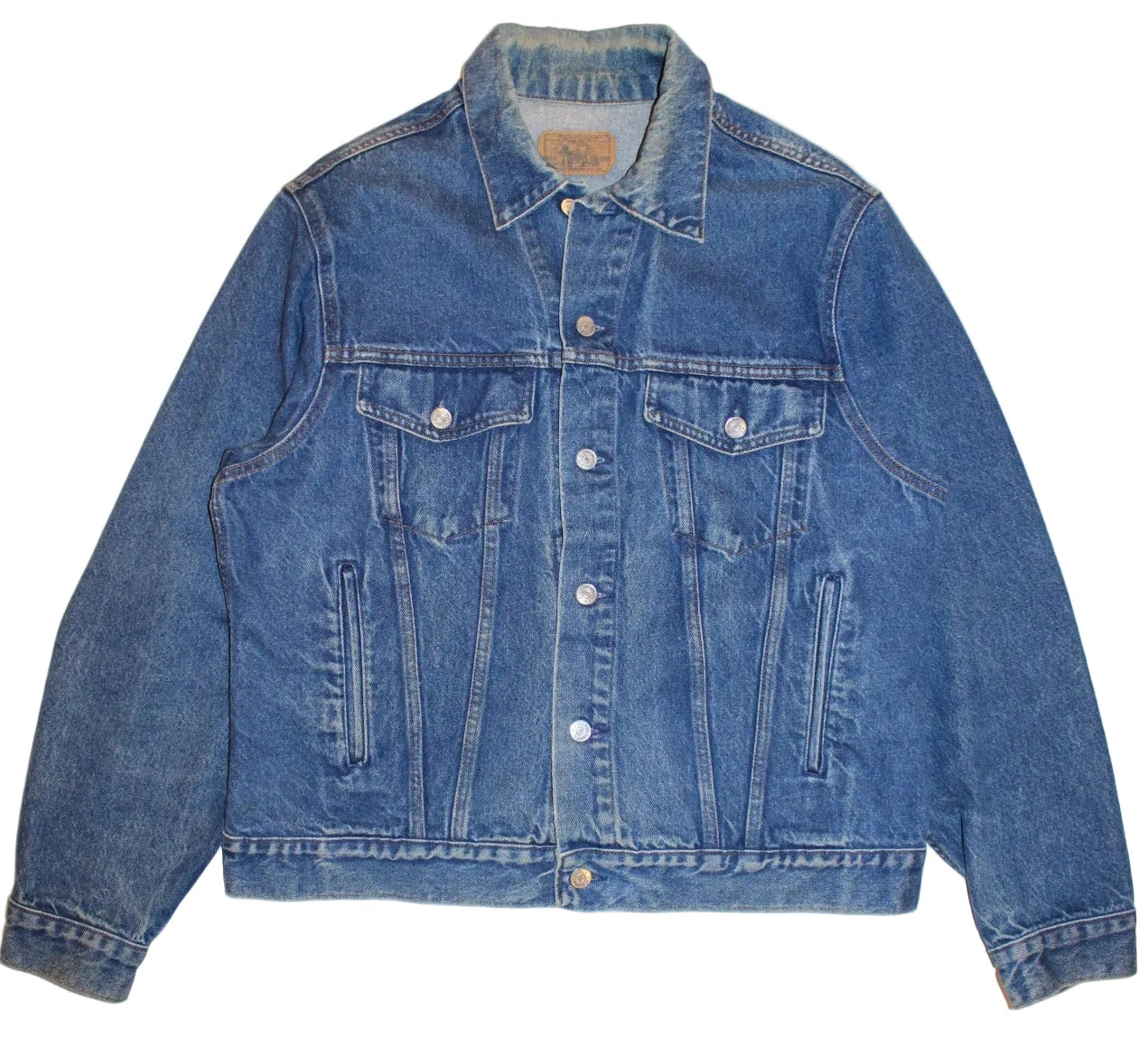Plain Pockets Denim Jacket (Size M)
