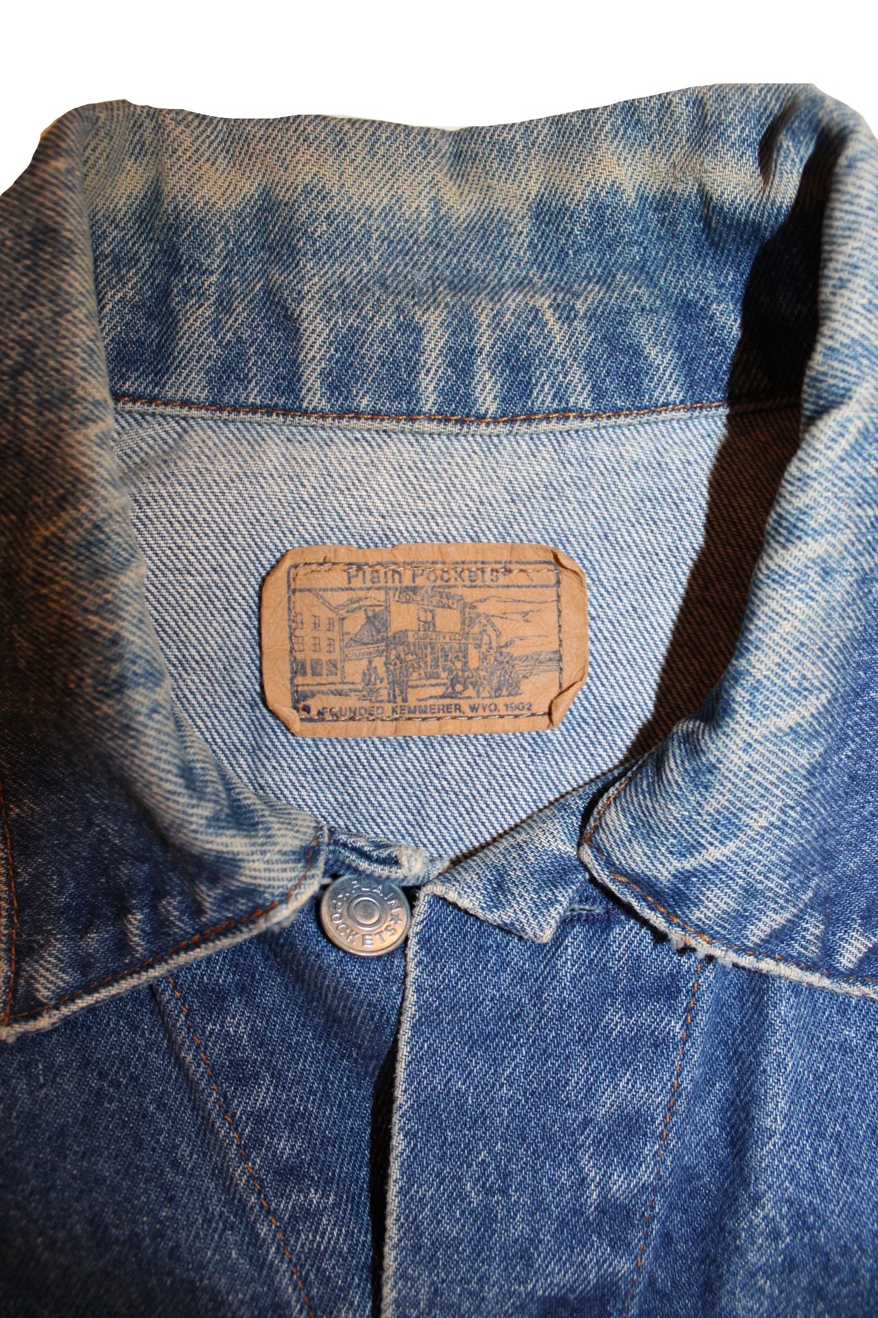Plain Pockets Denim Jacket (Size M)
