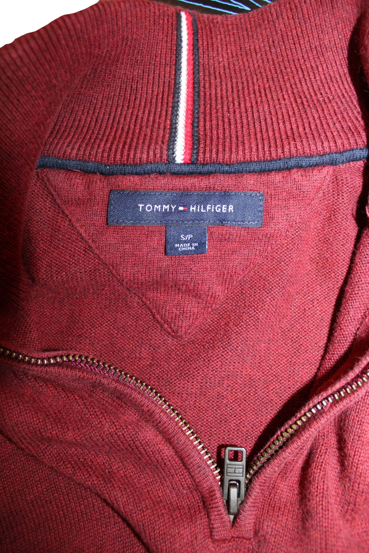 Tommy Hilfiger Quarter Zip ( Size S )