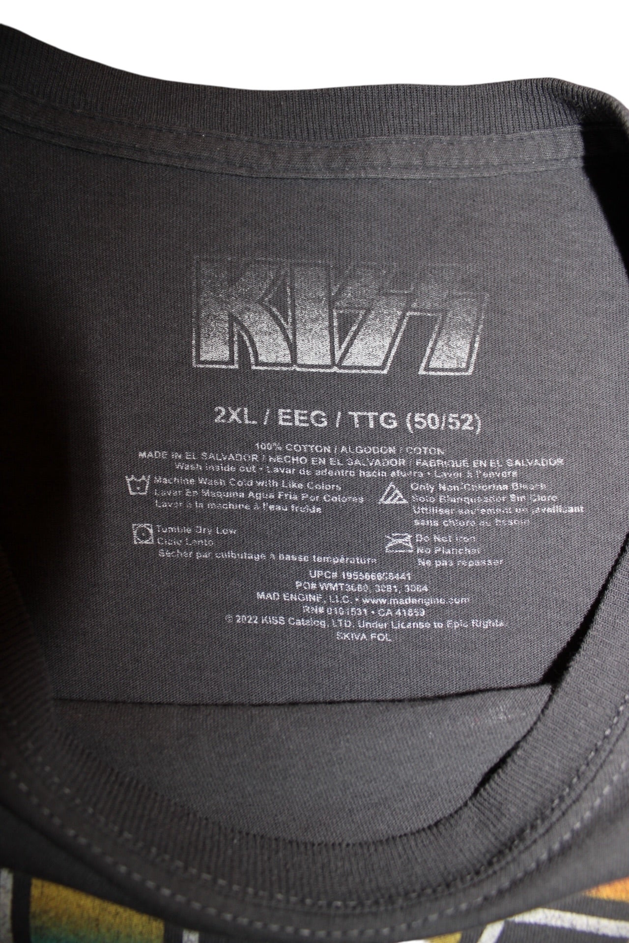 KISS T Shirt (Size XXL)