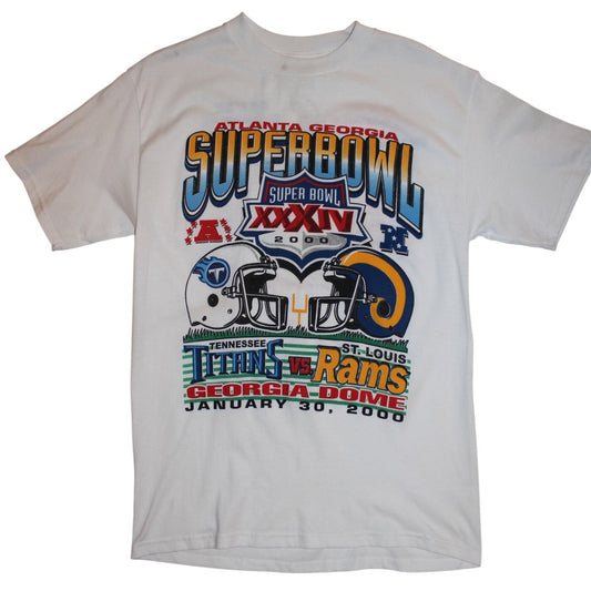 Superbowl 2000 T Shirt (Size L)