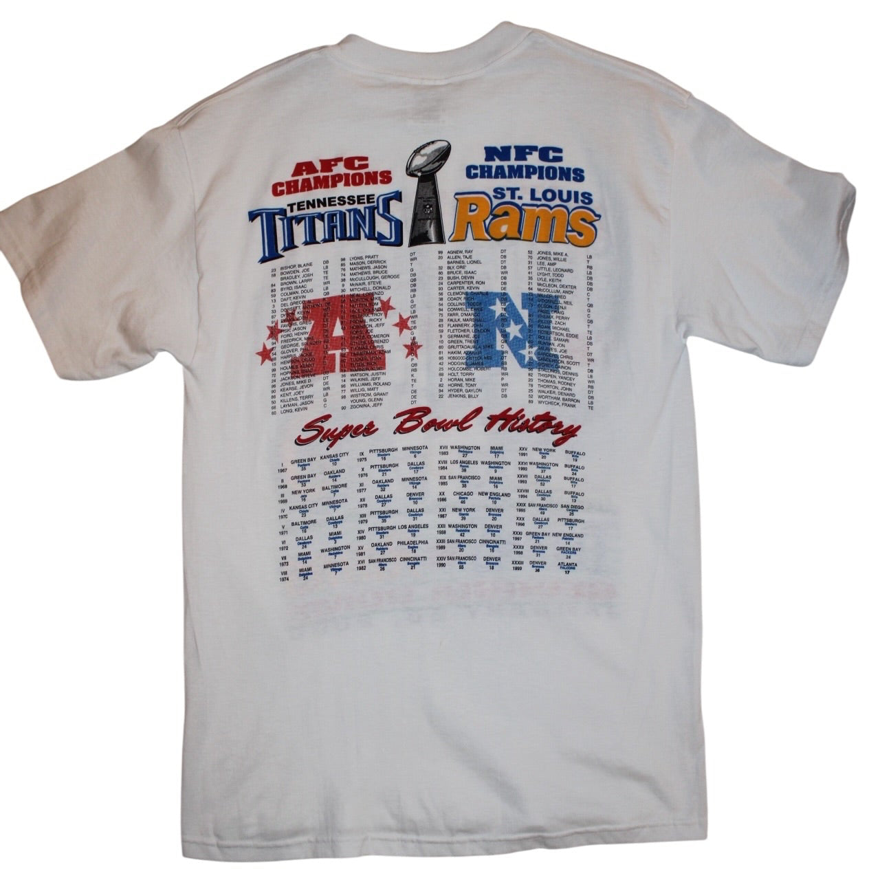 Superbowl 2000 T Shirt (Size L)
