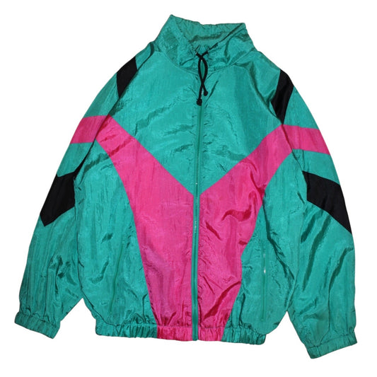 80s Shellsuit Tracksuit (Top & Bottoms Sold Separately) Women's Size Large (UK 12).