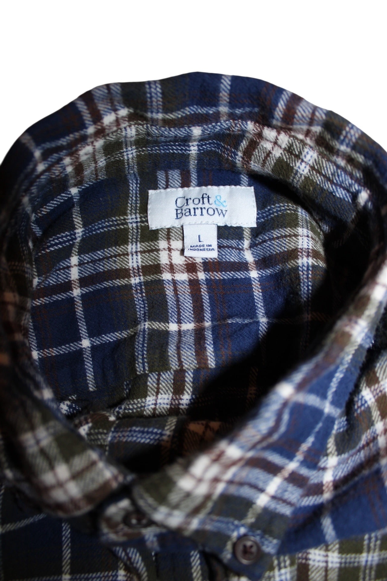 Croft & Barrow Flannel Shirt (Size L)