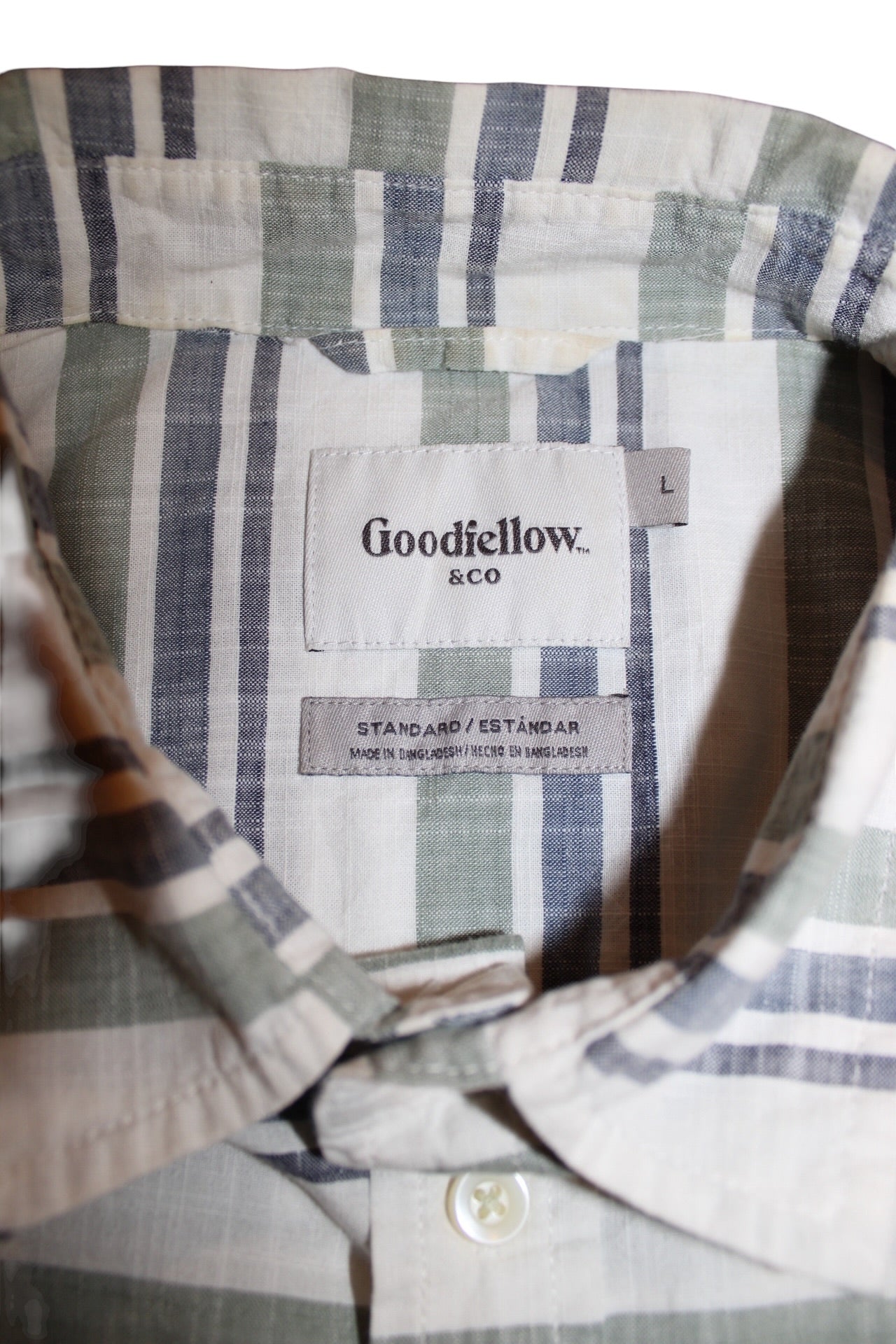 Goodfellow Striped Shirt (Size L)