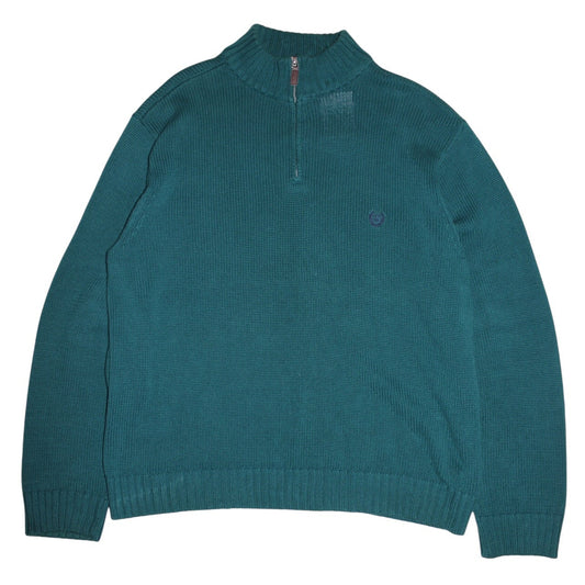 Chaps Knitted Quarter Zip (Size XL)