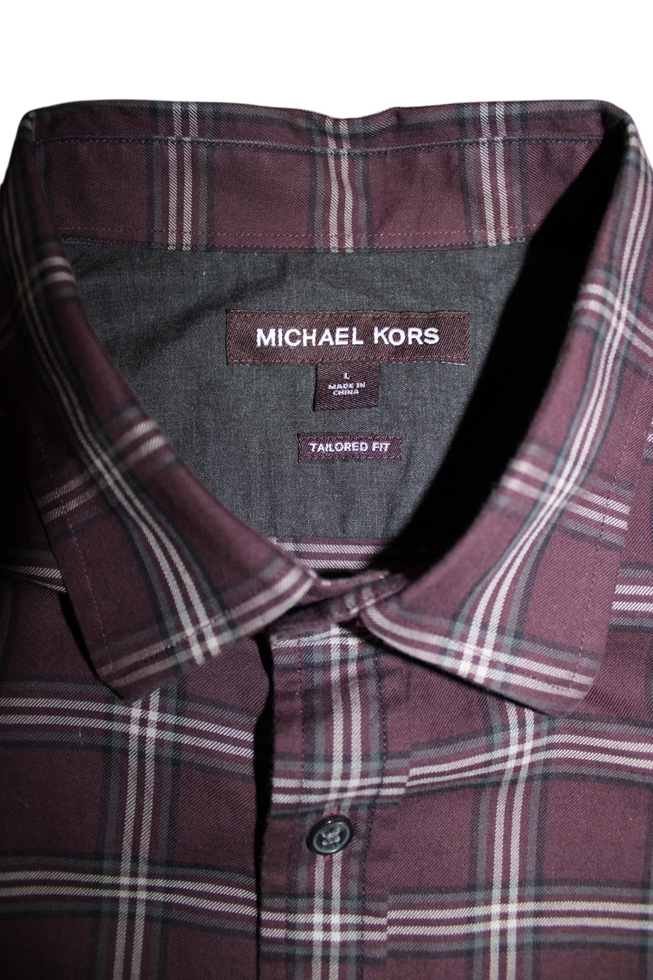 Michael Kors Plaid Shirt (Size L)