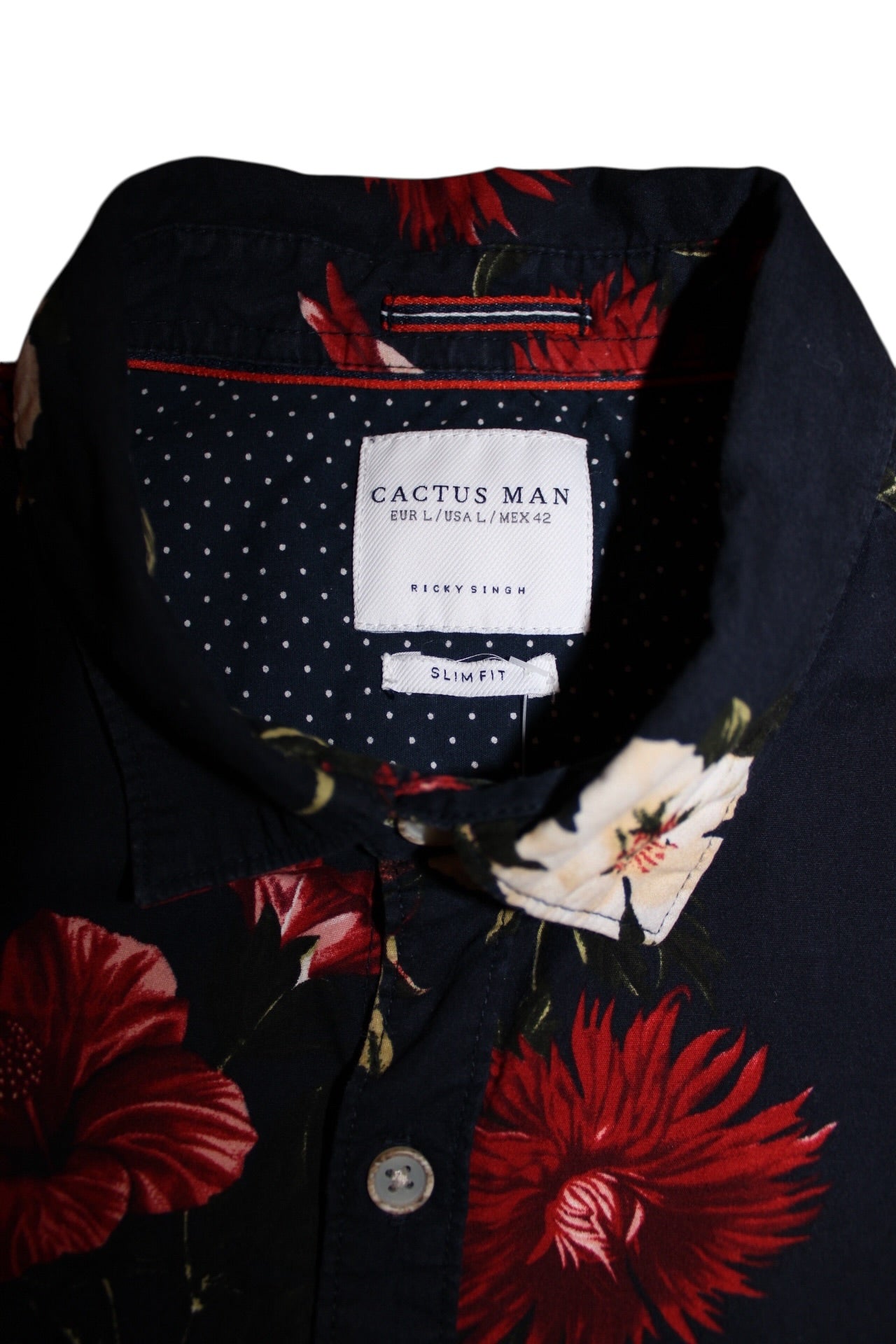 Cactus Man Floral Shirt (Size L)