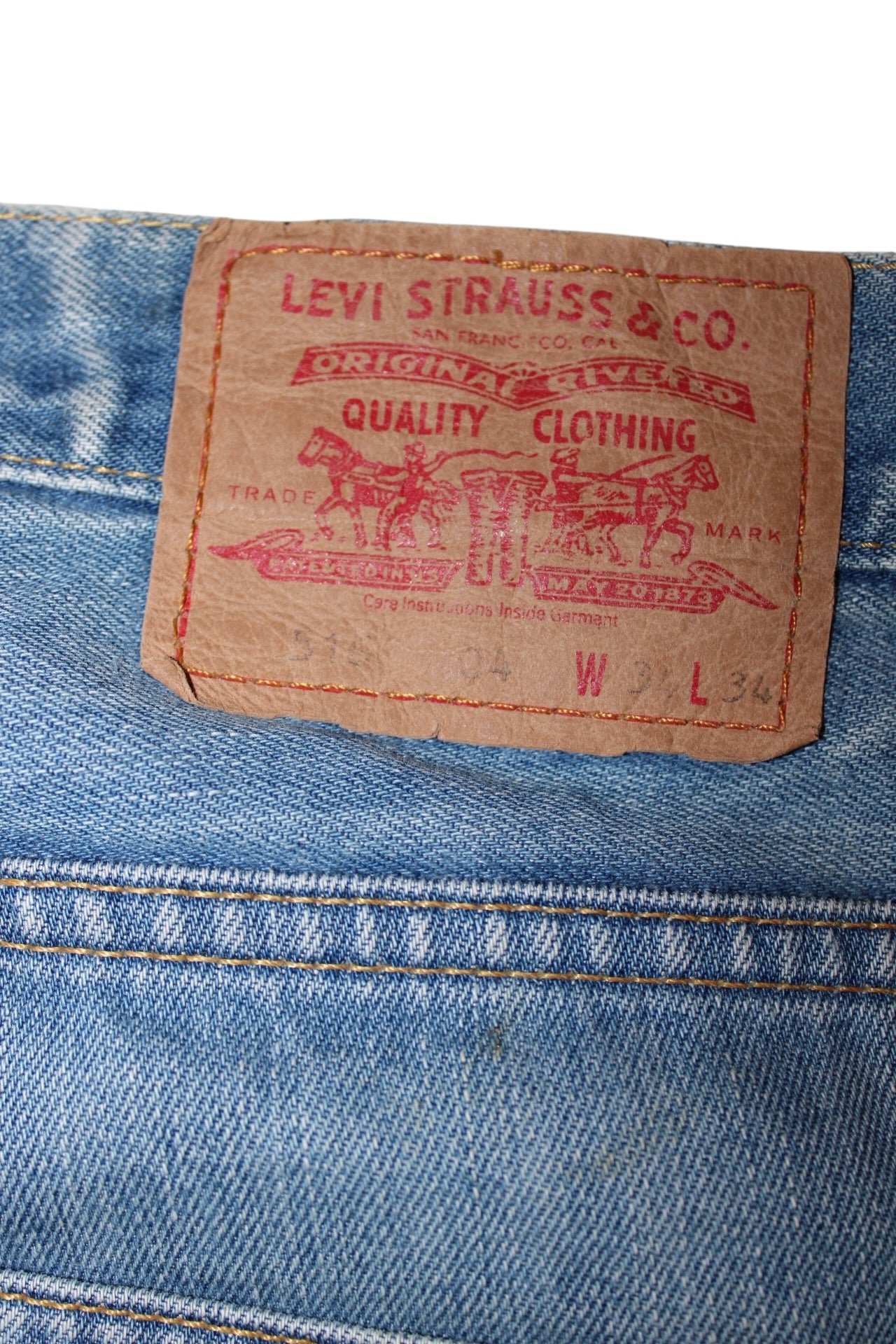 Levi 516 Jeans ( 35" x 34" )
