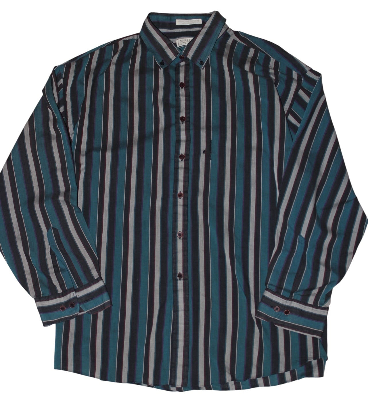 Expressions Striped Shirt (Size XL)