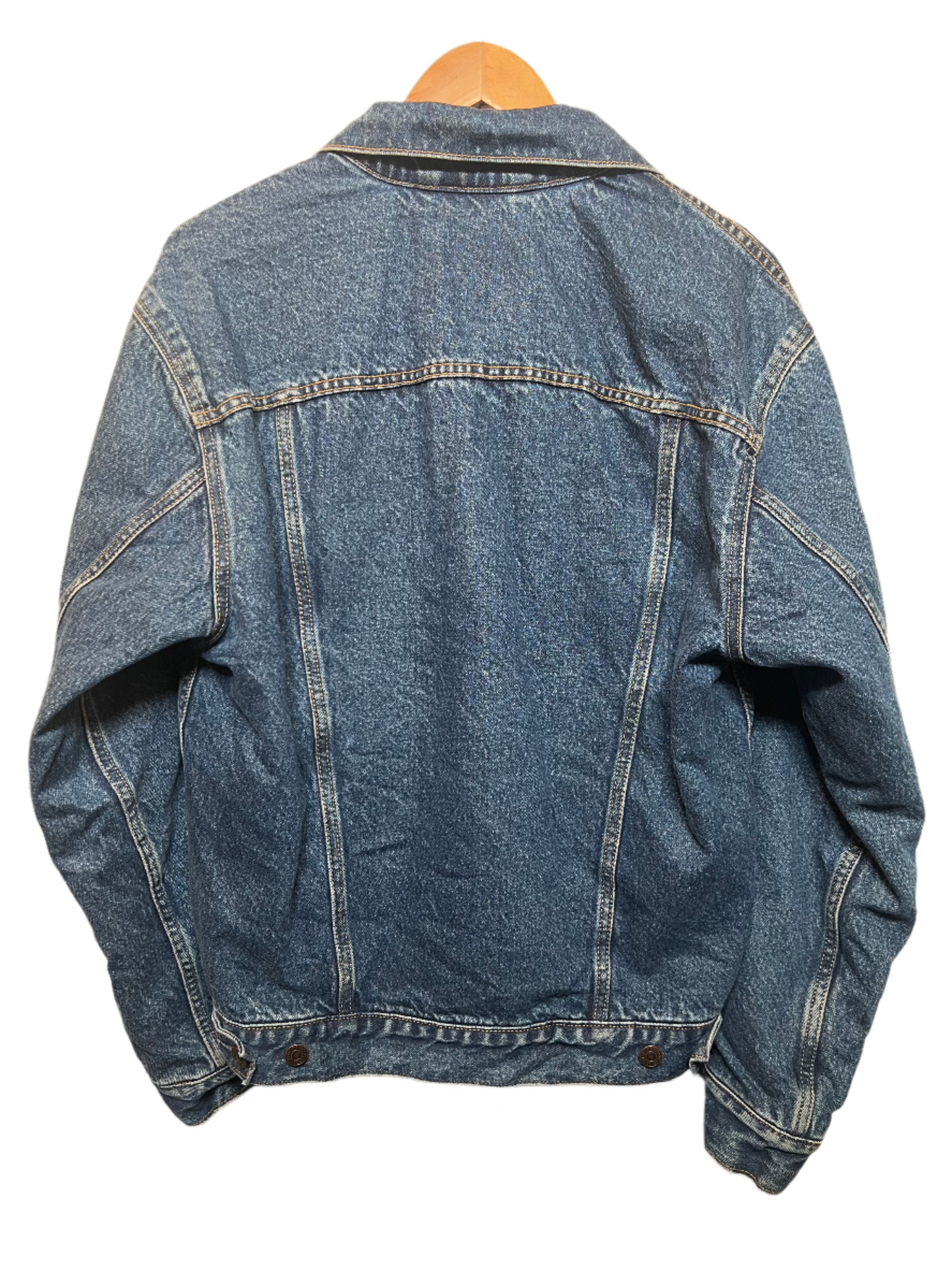 Levi Dark Blue Women's Denim Jacket (Size L)