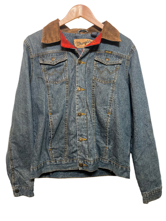 Wrangler Blue Denim Jacket (Size L)