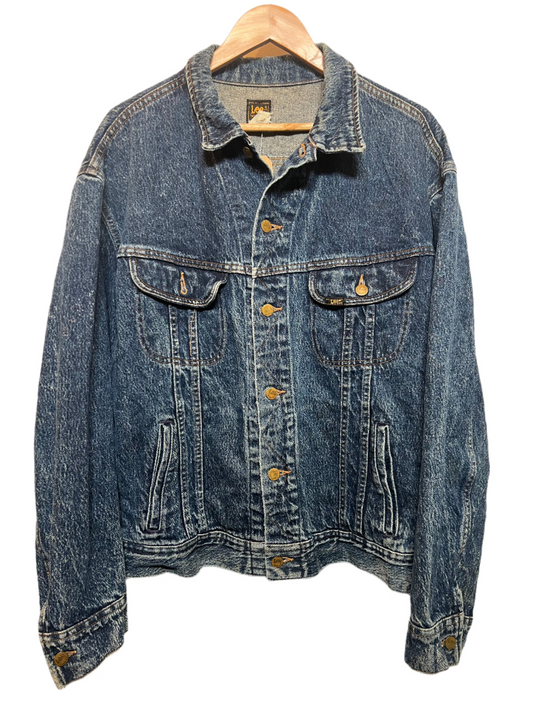 Lee Dark Blue Denim Jacket (Size L)