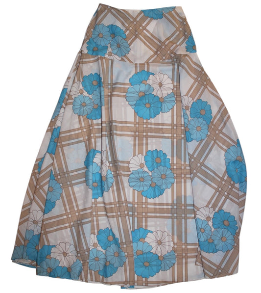Vintage Handmade Floral Skirt (Size L)