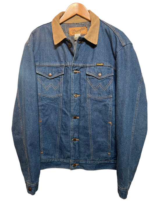 Wrangler Blue Denim Jacket (Size XL)