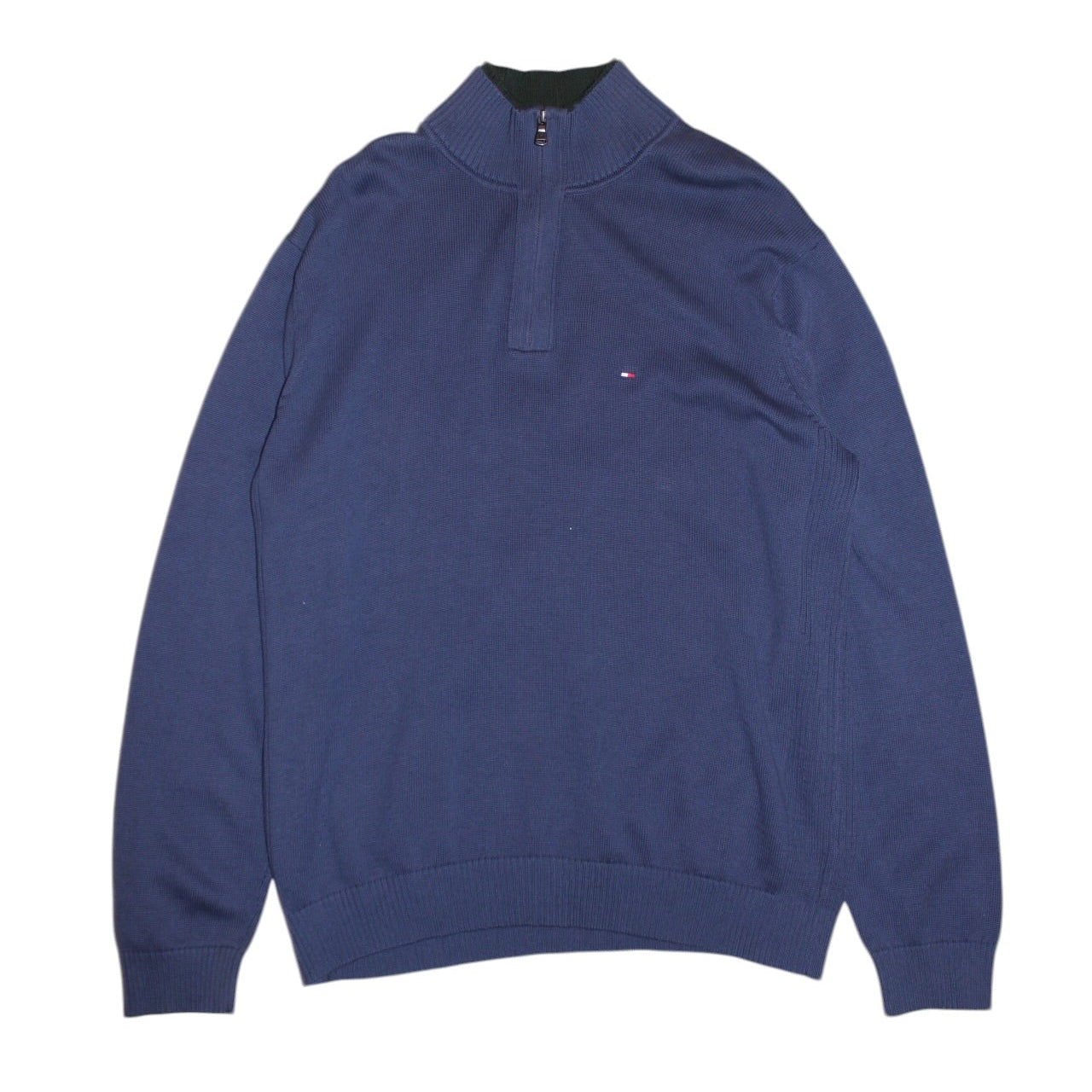 Tommy Hilfiger Blue Quarter Zip (Size XL)