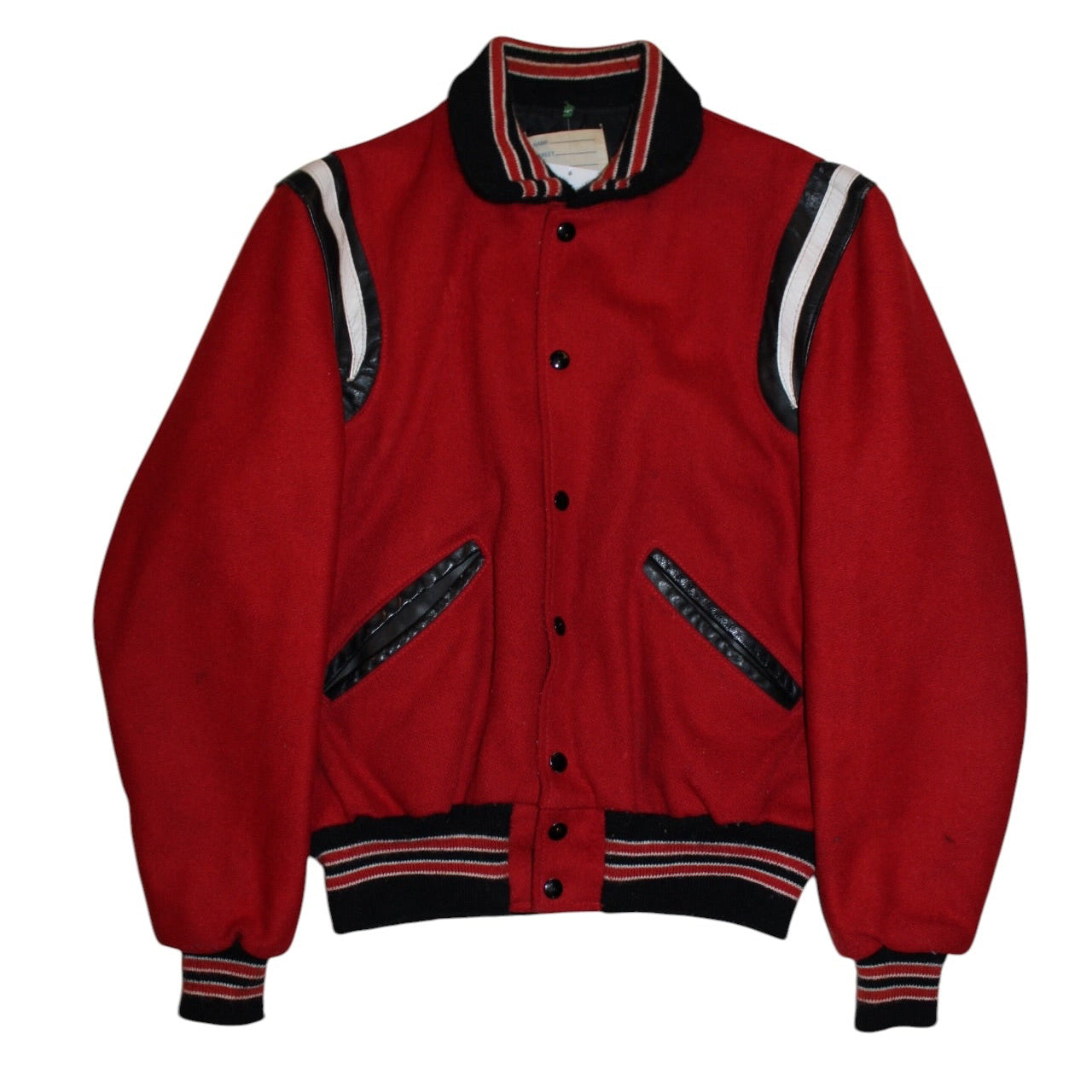DeLong Sportswear Red Mens Varsity Jacket (Size L)