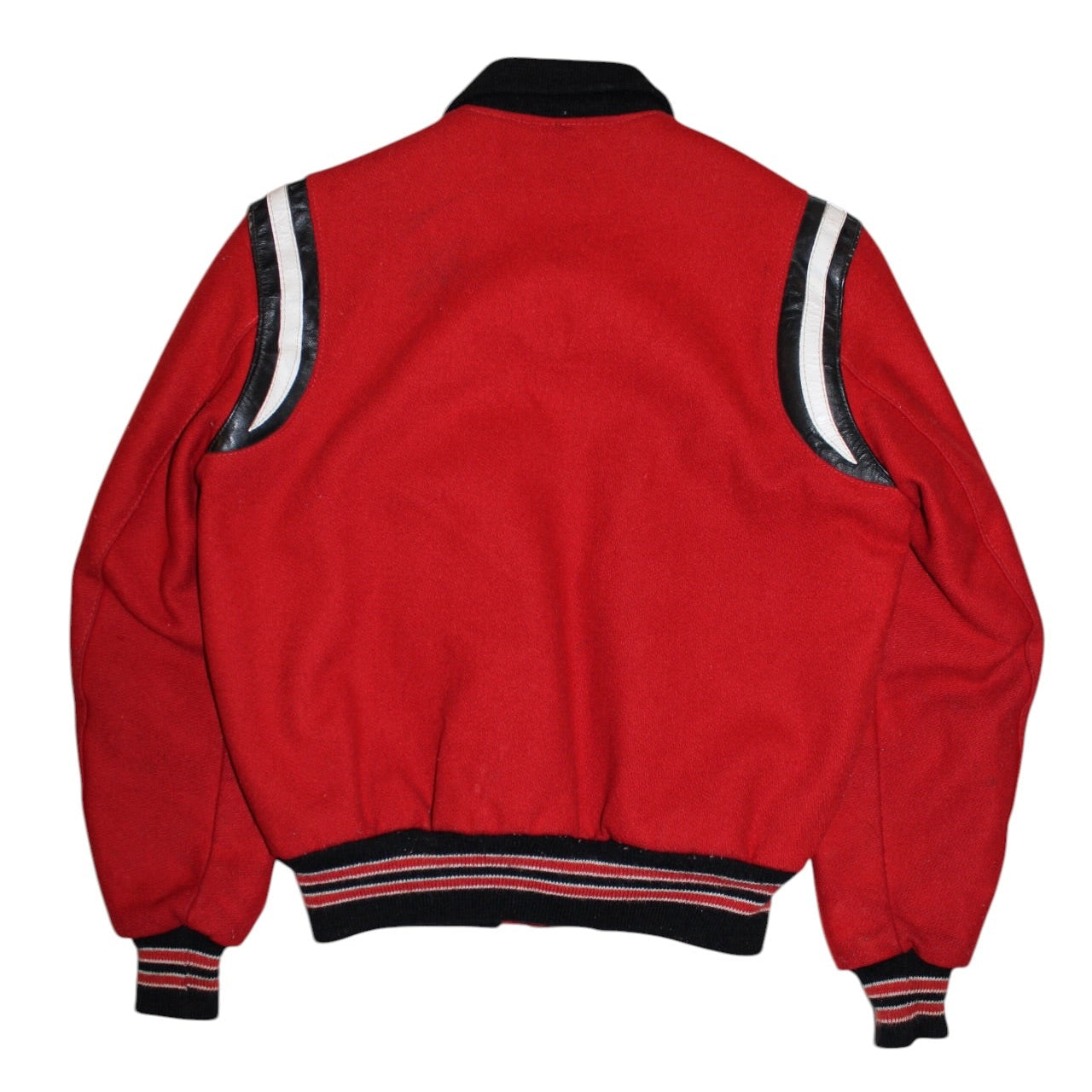 DeLong Sportswear Red Mens Varsity Jacket (Size L)