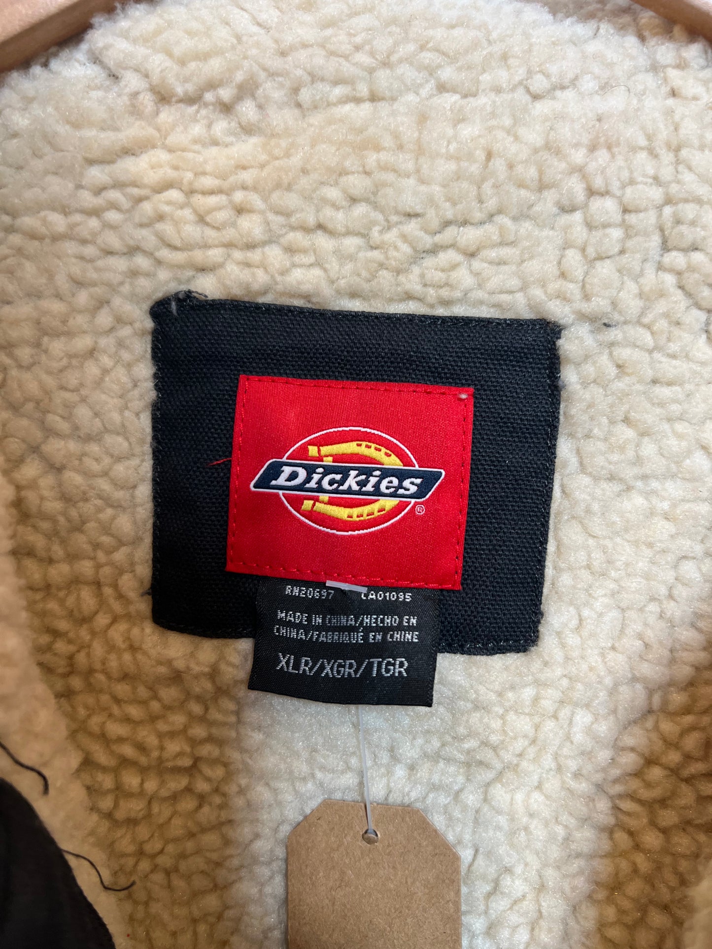 Dickies Black Sherpa Jacket (Size XL)