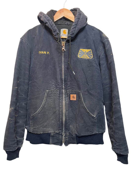 Carhartt Navy Hooded Jacket (Size M)