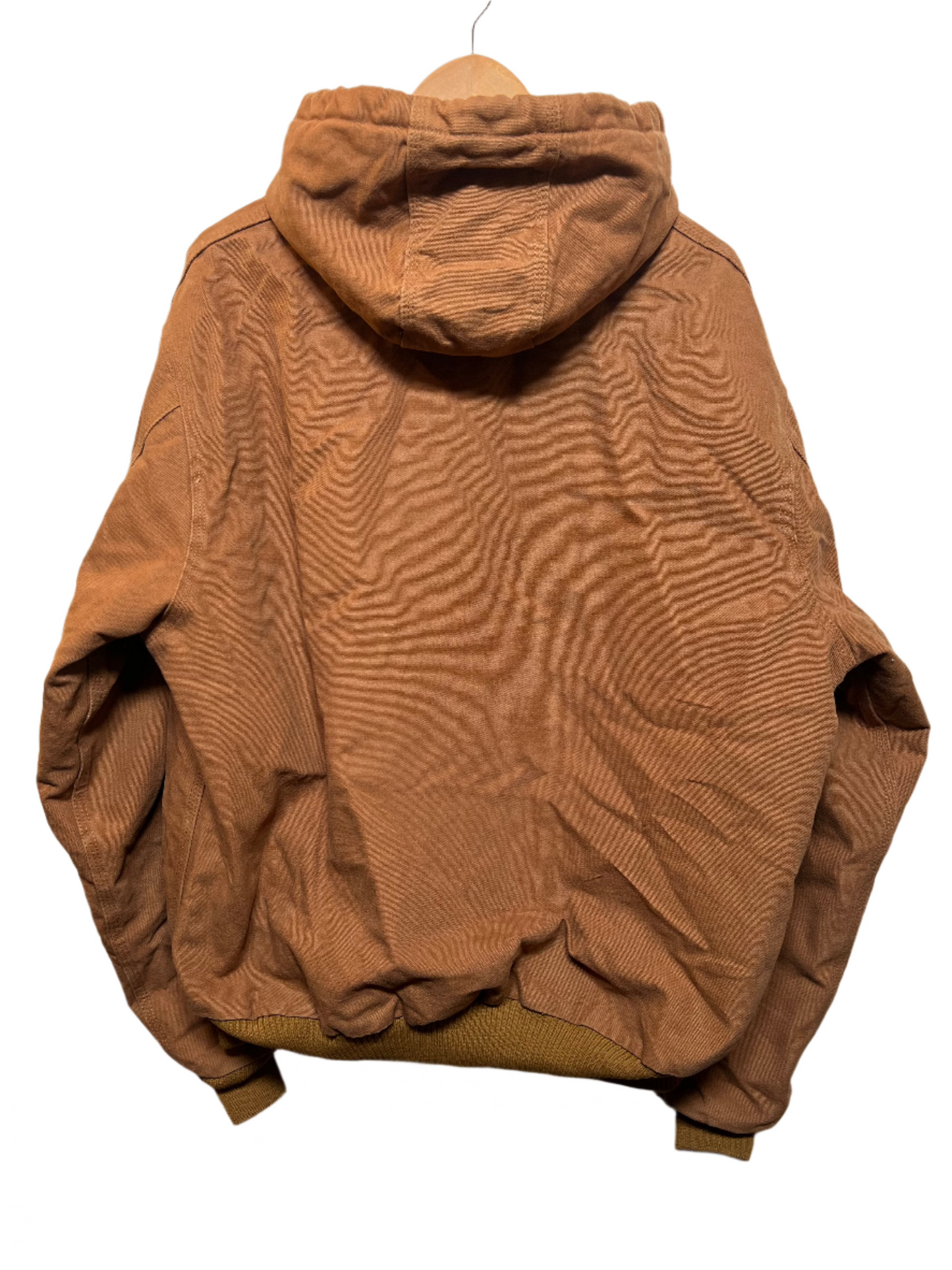 Carhartt Beige Hooded Jacket (Size L)