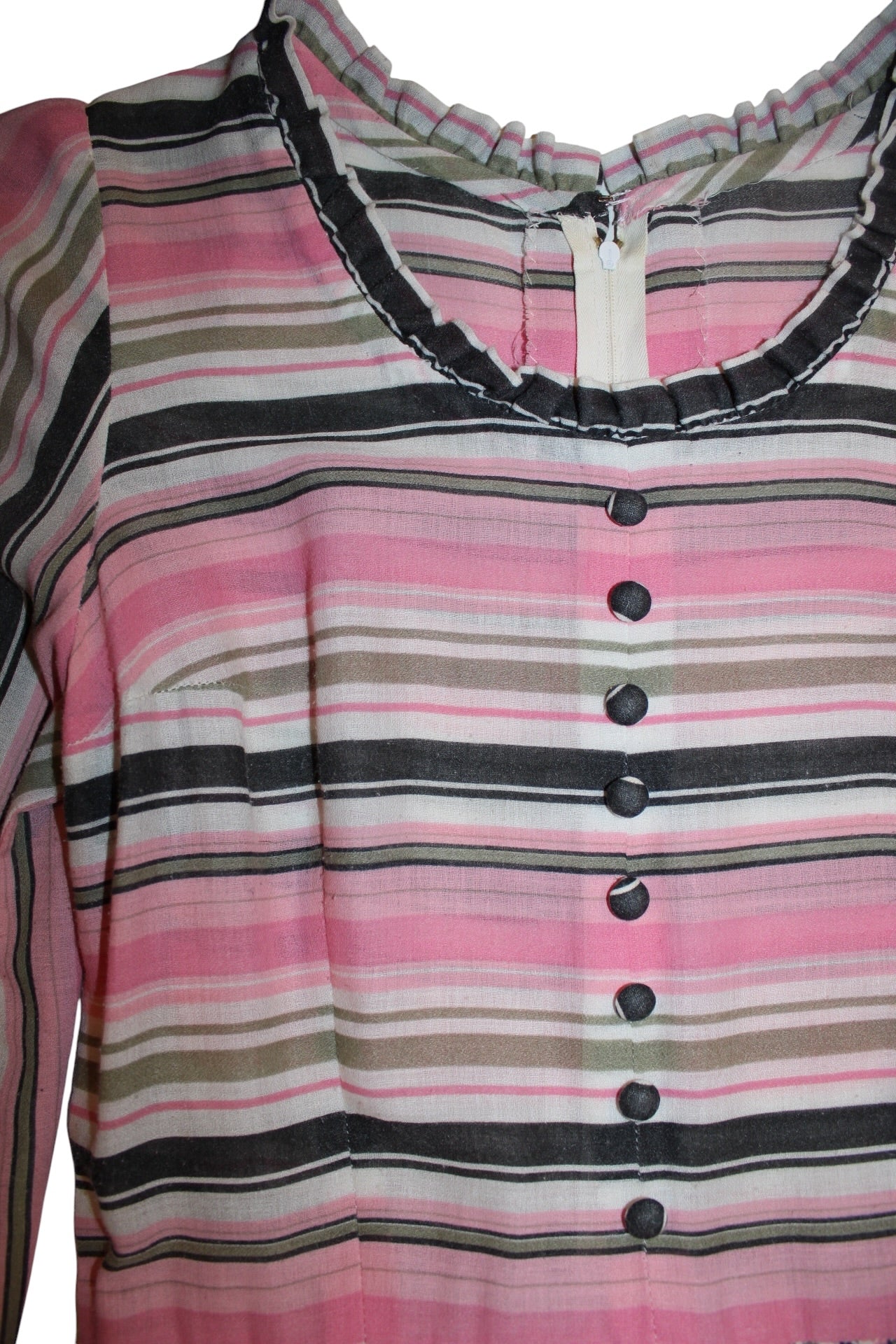 Striped Sleeved Dress (Size M)
