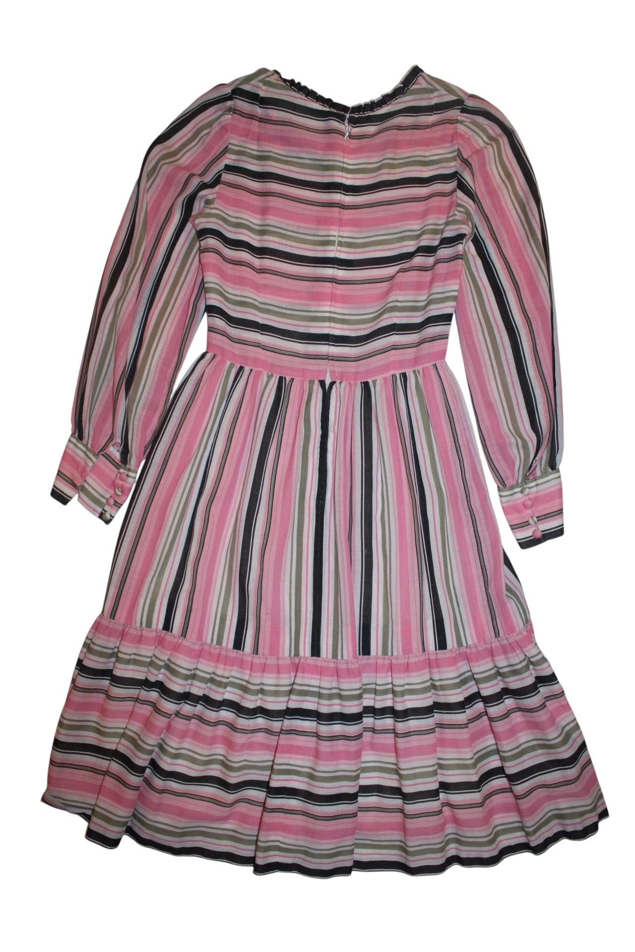 Striped Sleeved Dress (Size M)