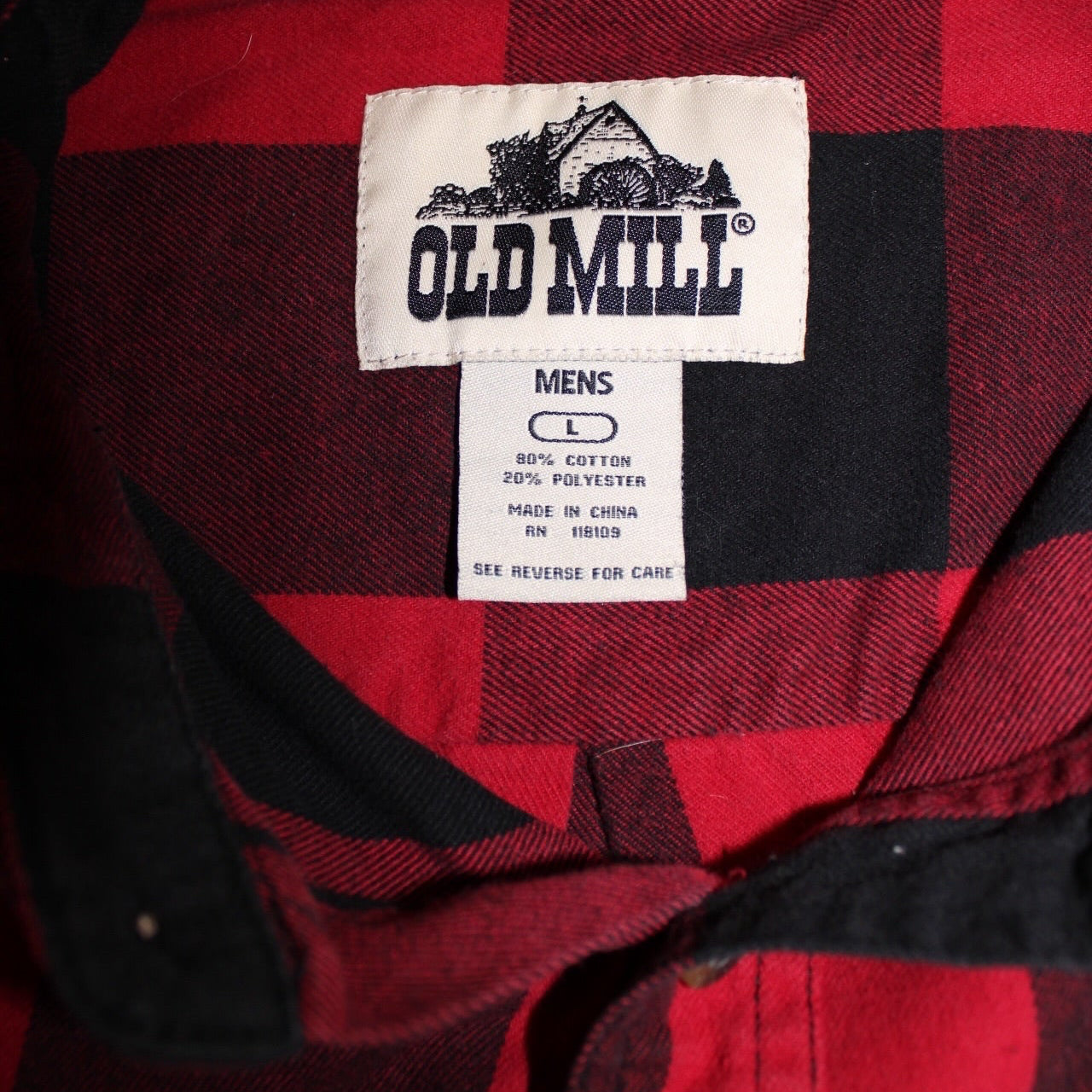 Old Mill Flannel Shirt (Size L)