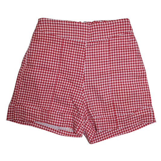 Lindy Bop Chequered Shorts (Size XS)