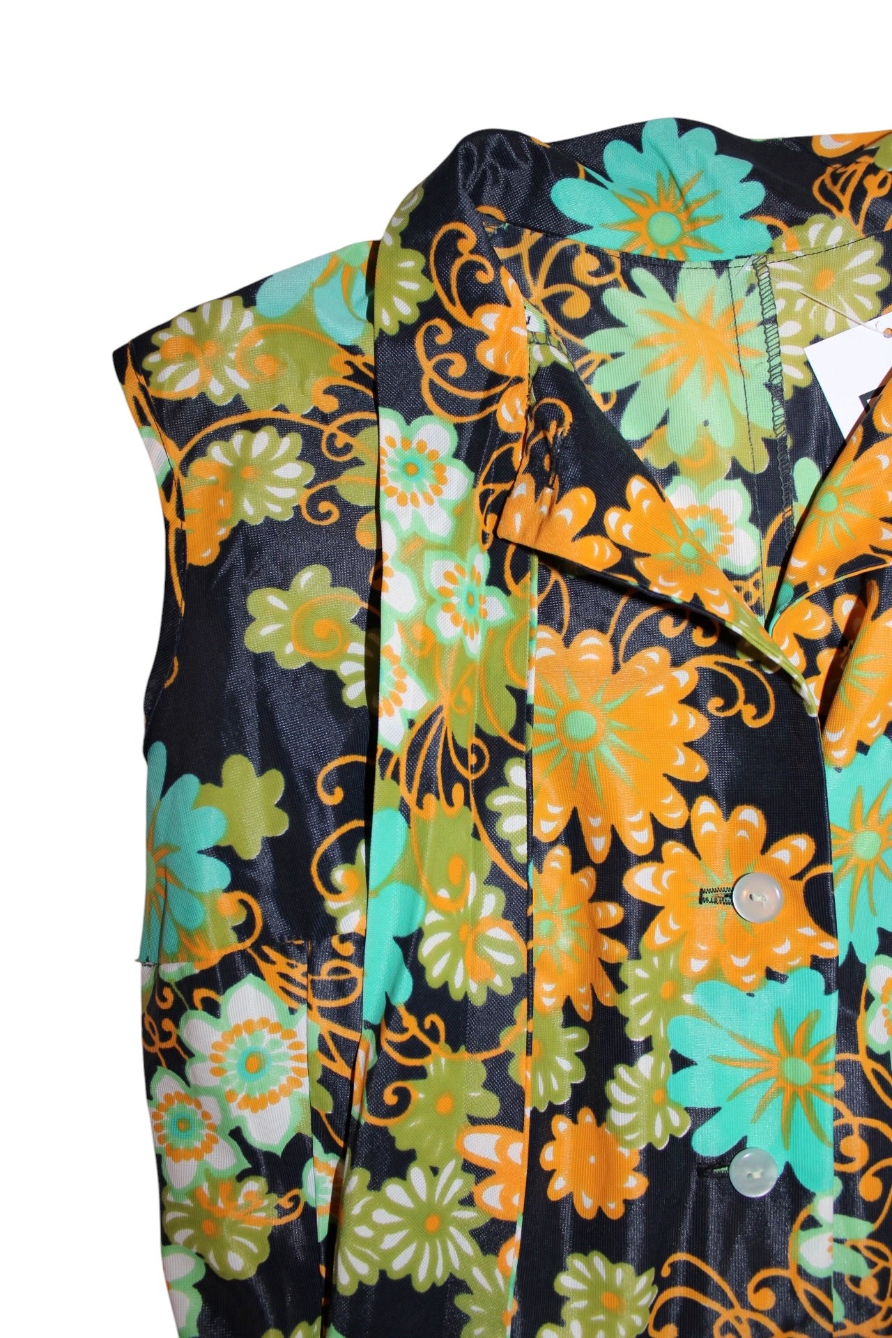 Floral Collared Dress (Size L)