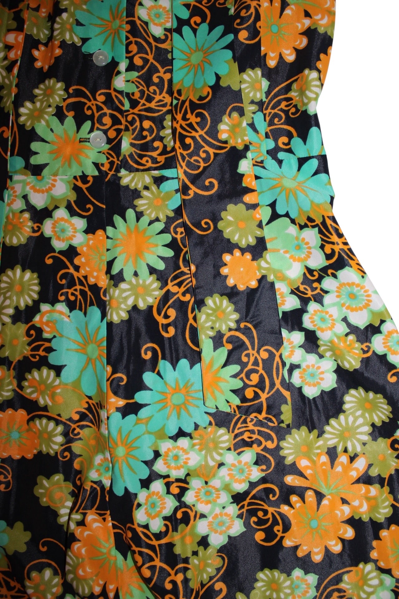 Floral Collared Dress (Size L)