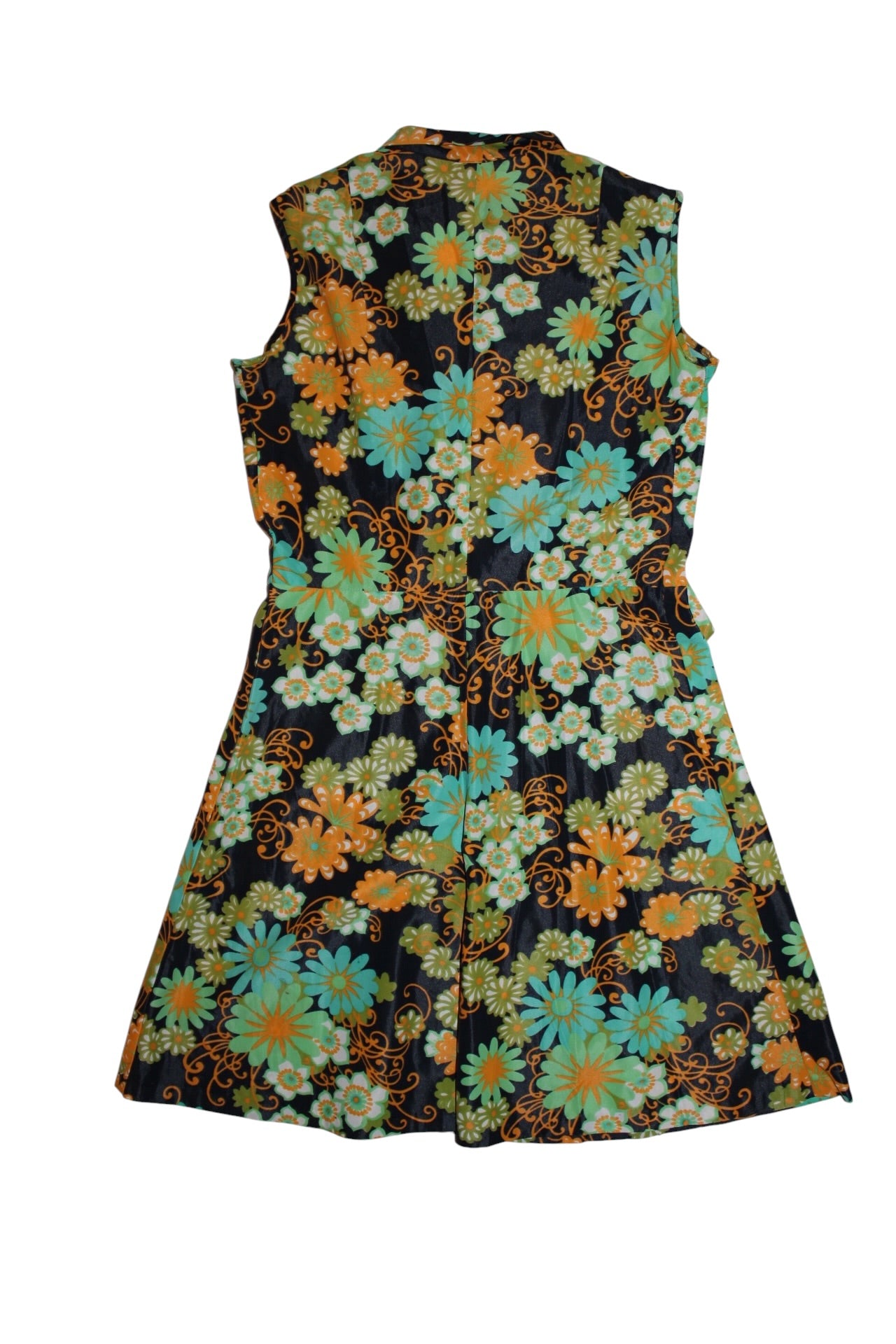Floral Collared Dress (Size L)