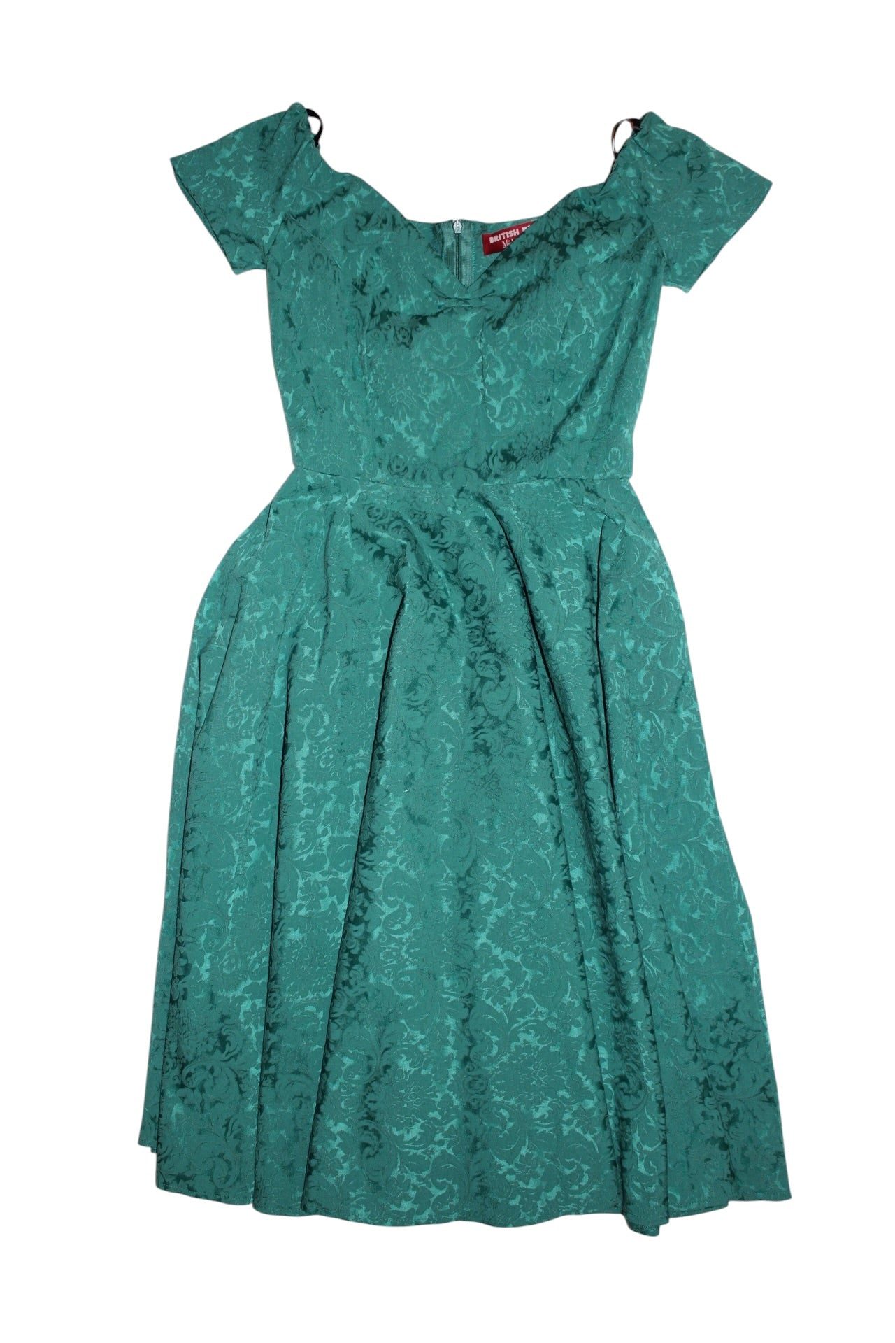British Retro Floral Dress (Size S)