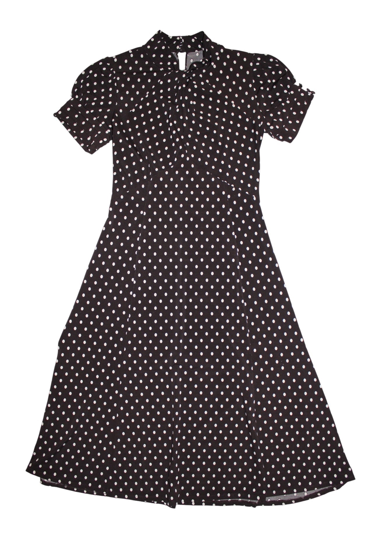 Polka Dot Shirt Dress (Size M)