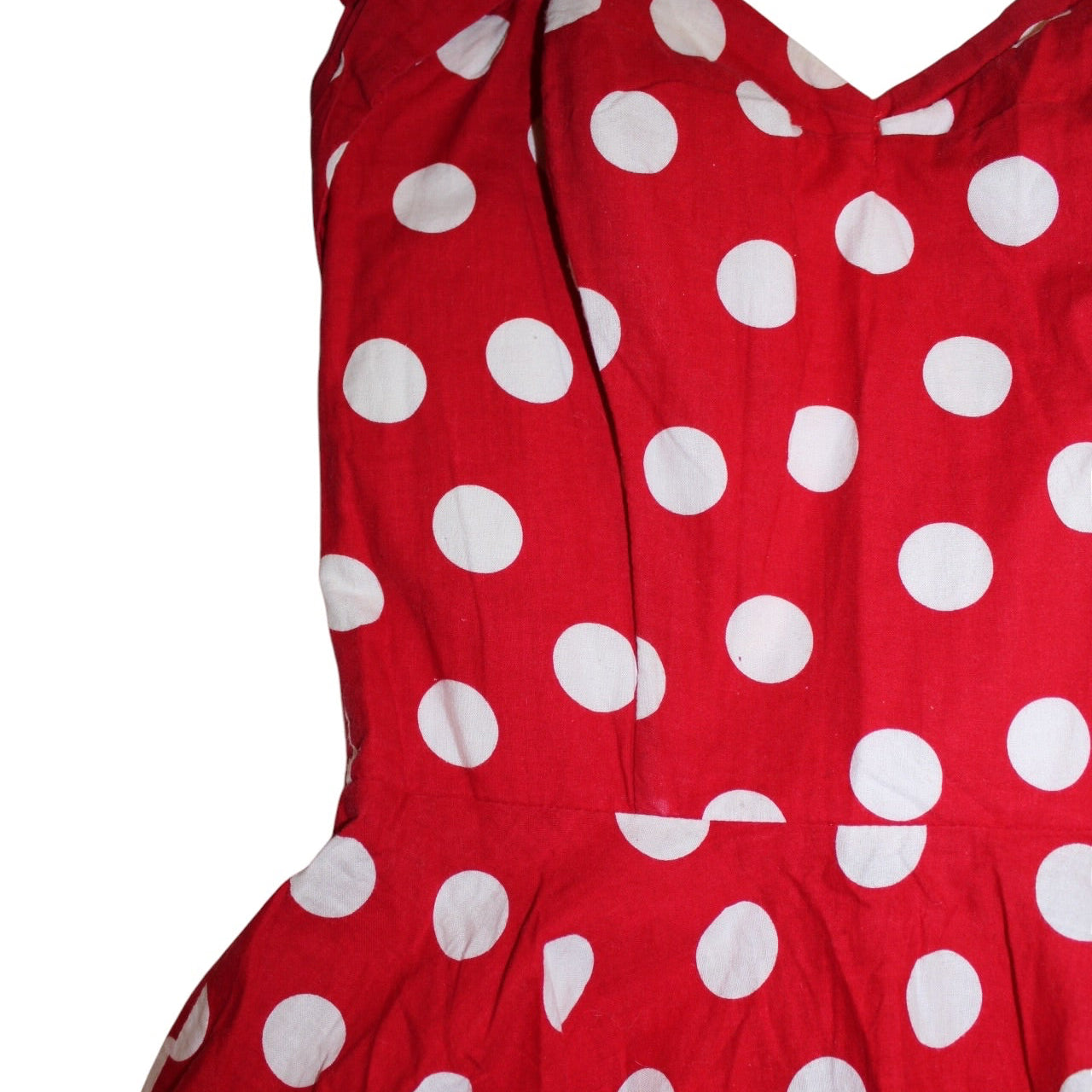 Vivian Holloway Halter Polka Dot Dress (Size S)