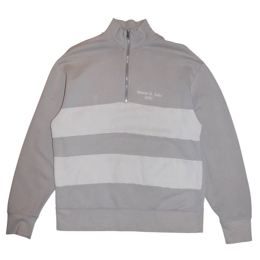 Topman Striped Quarter Zip (Size S)