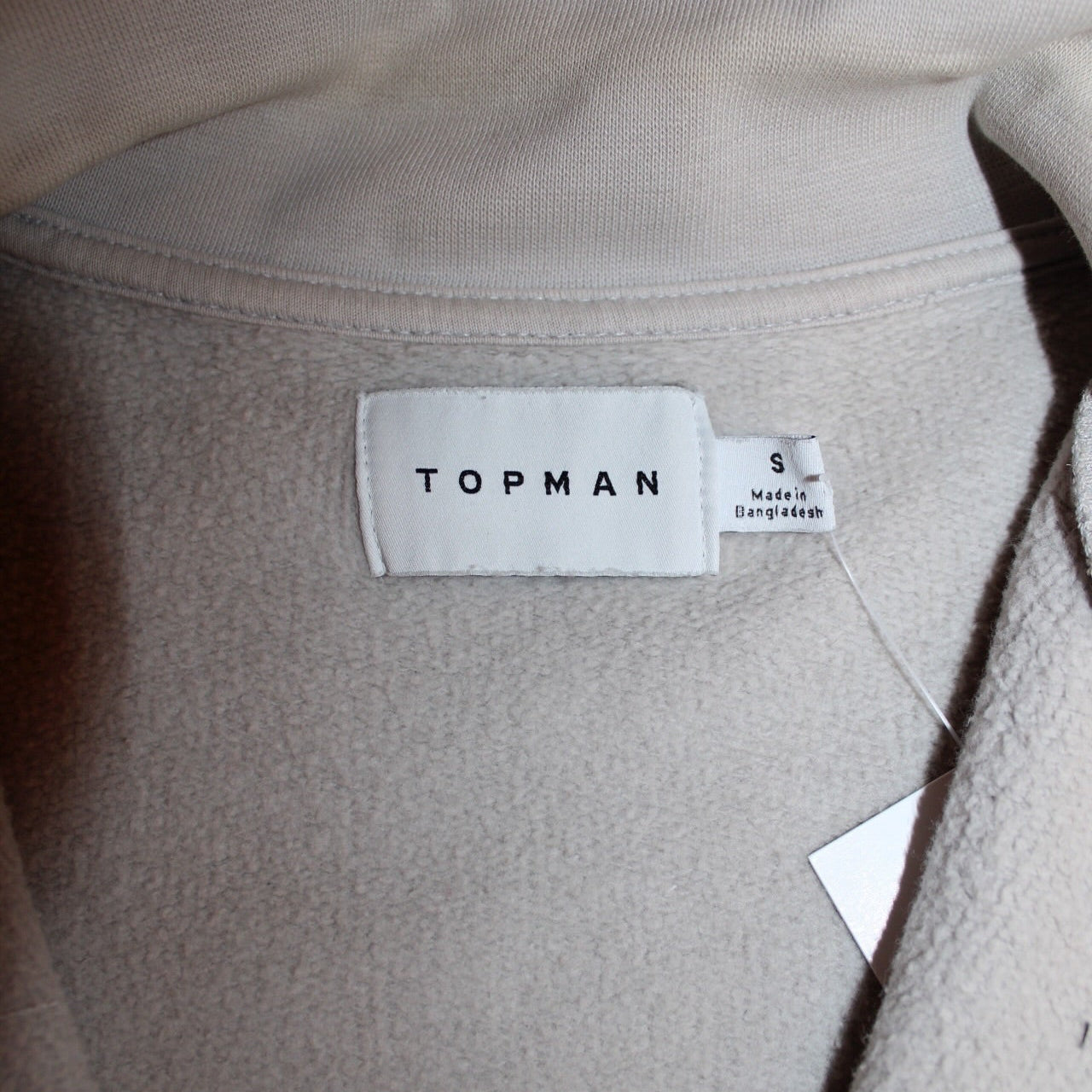 Topman Striped Quarter Zip (Size S)