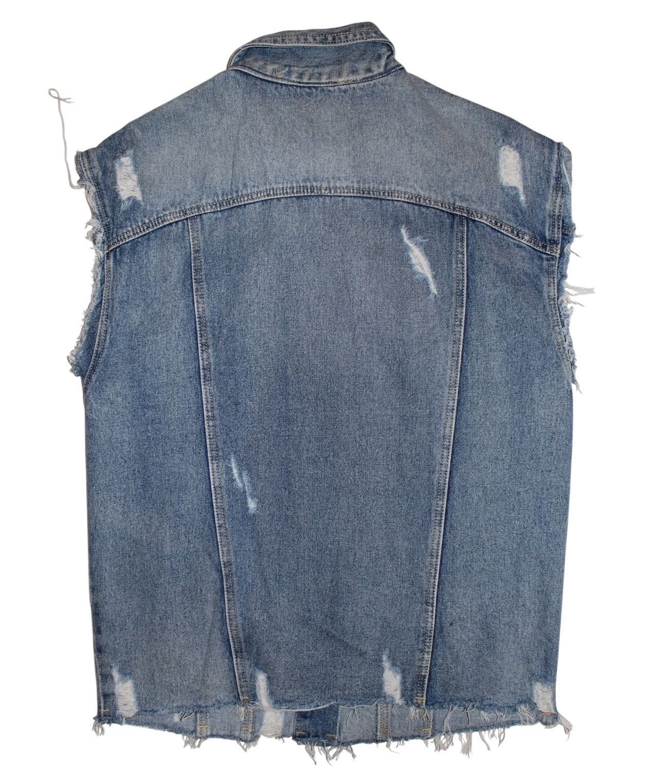 Q2 Denim Sleeveless Jacket (Size S/M)