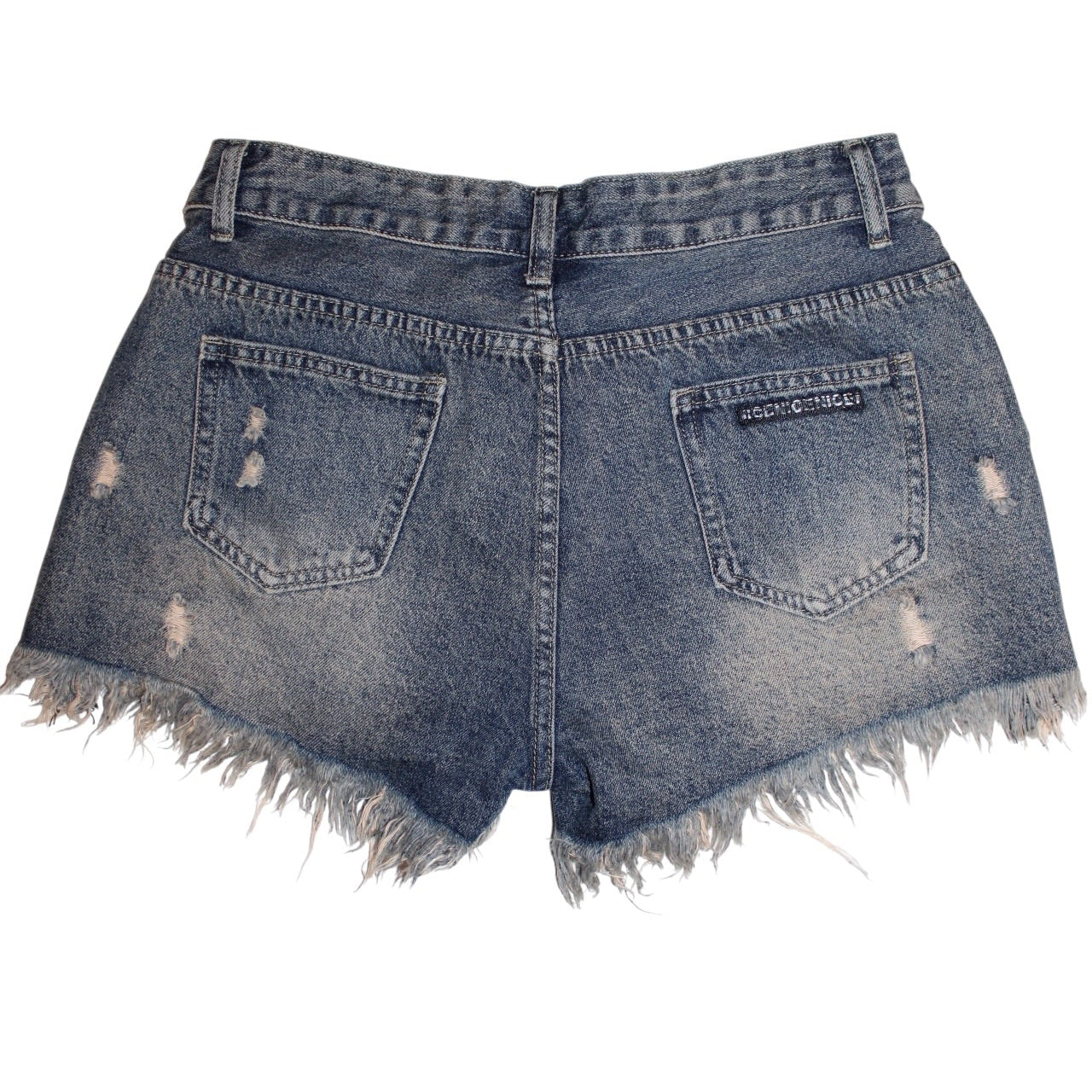 Nice Sequin Denim Shorts (Size L)