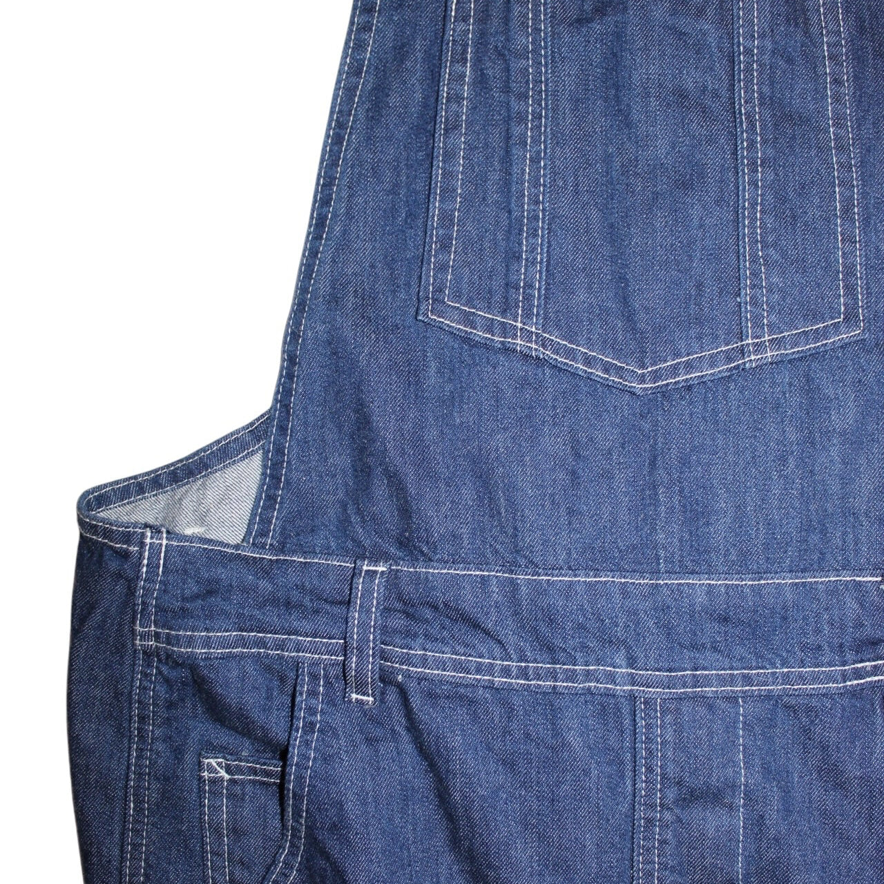 Uskees Denim Dungaree Shorts (Size L)