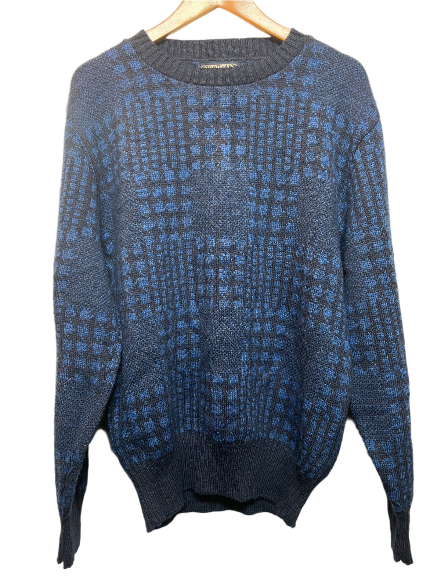 Puritan Blue Knit Sweater (Size XL)