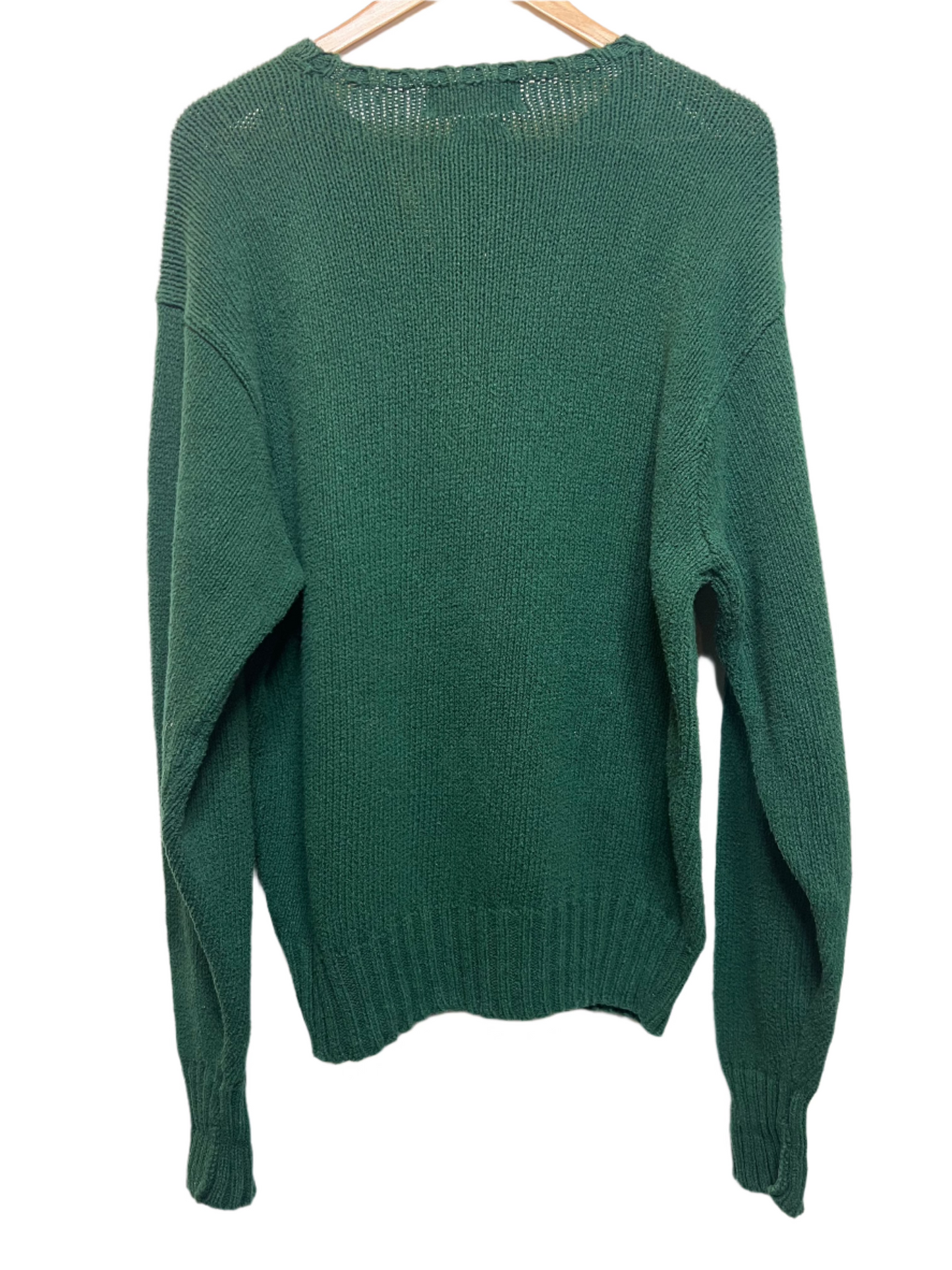 Polo Ralph Lauren Green Knitted Sweater (Size L)